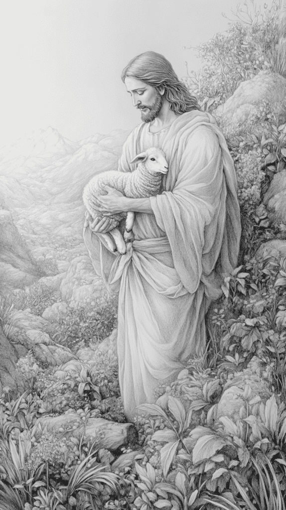 15 Ways to Capture the Essence of Jesus in Your Art 7 The Good Shepherd
