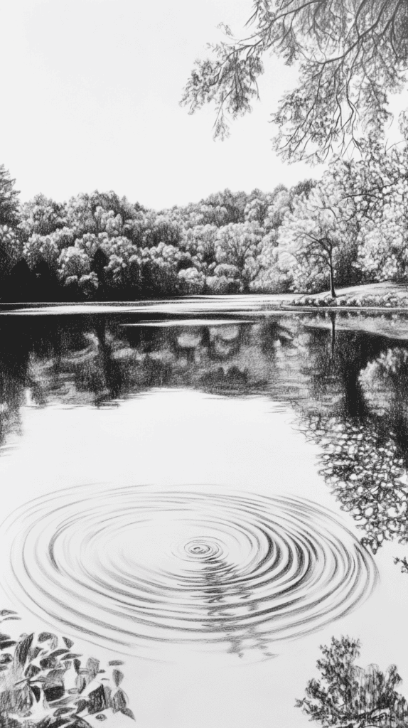 Tranquil Lake Reflection 2
