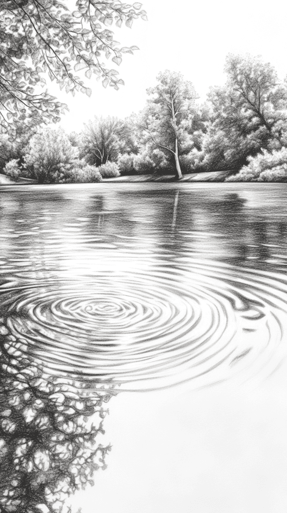 Tranquil Lake Reflection