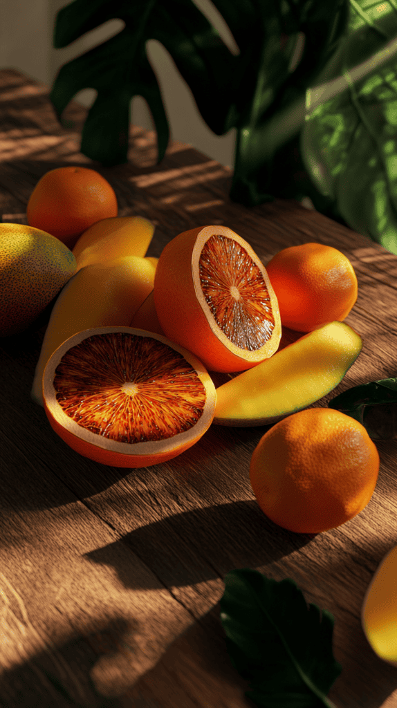 18 Orange Wallpapers to Refresh Your Phone's Look 10 Tropical Fruit Delight 2