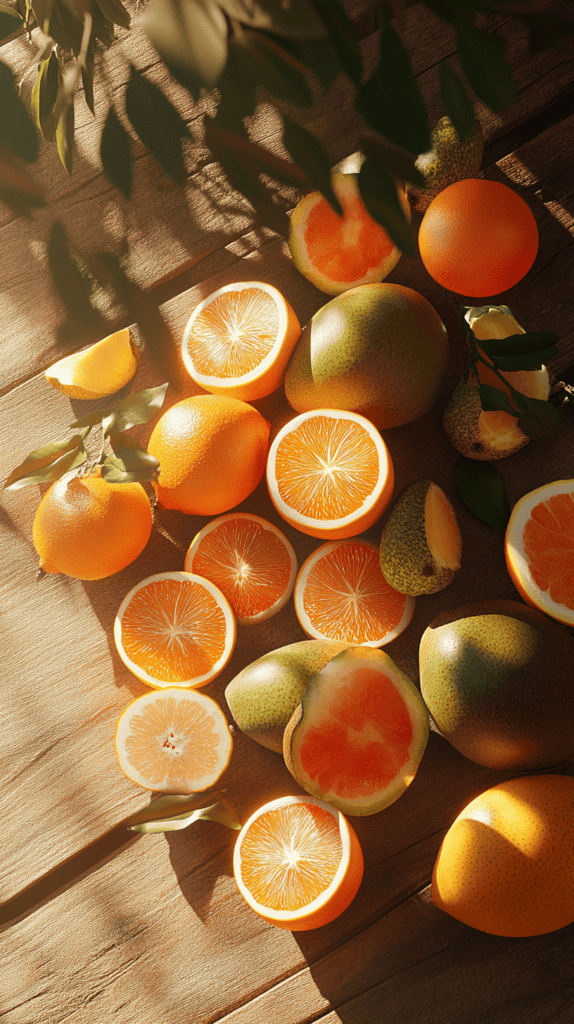 18 Orange Wallpapers to Refresh Your Phone's Look 9 Tropical Fruit Delight