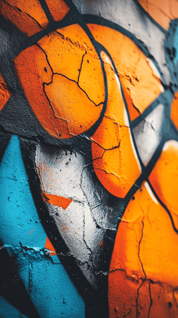 18 Orange Wallpapers to Refresh Your Phone's Look 29 Urban Graffiti Energy 2