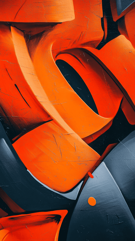 18 Orange Wallpapers to Refresh Your Phone's Look 30 Urban Graffiti Energy 3