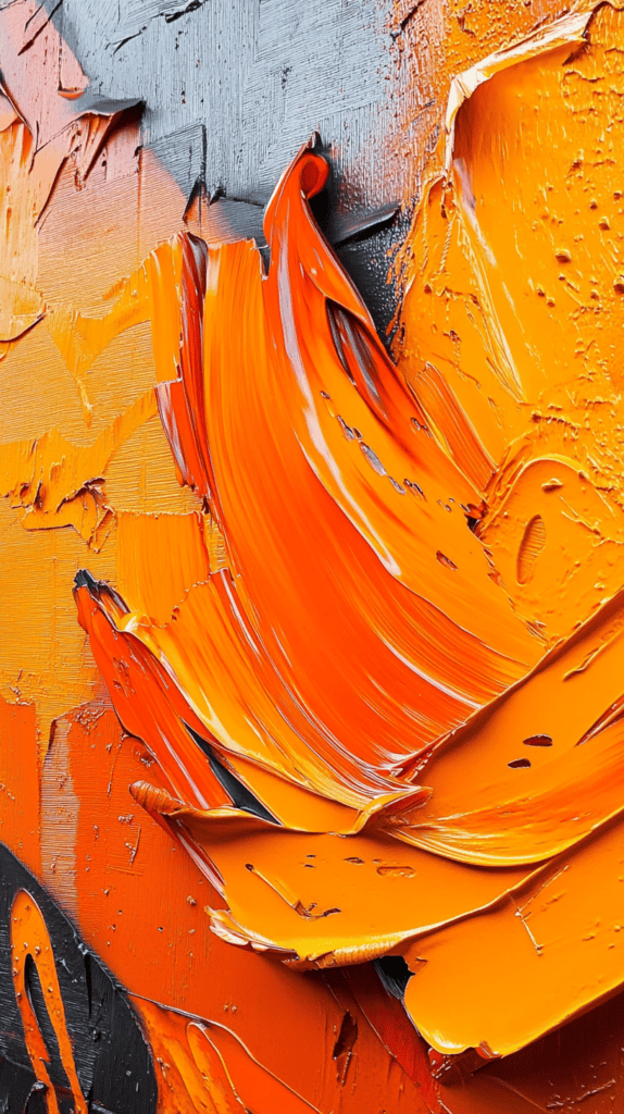 18 Orange Wallpapers to Refresh Your Phone's Look 28 Urban Graffiti Energy