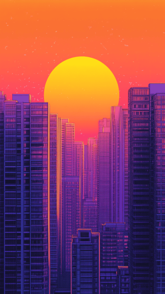 18 Sunset Phone Wallpapers That Elevate Your Screen 21 Urban Jungle 1