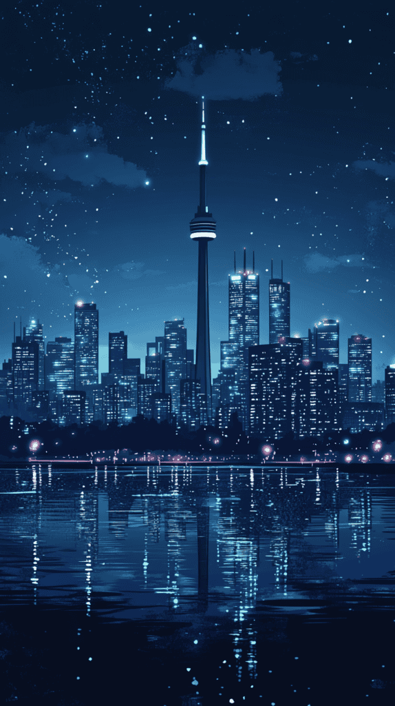 Feeling Blue? 18 Mesmerizing Navy Wallpaper Backgrounds for Your Phone 34 Urban Skyline 2