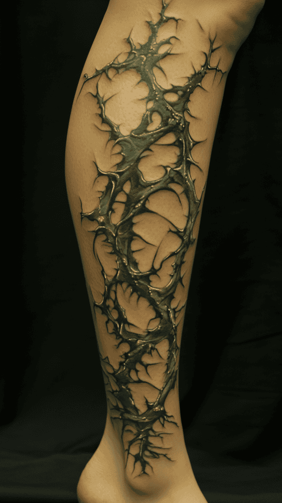 18 Emo Tattoo Ideas Worth Considering for Self-Expression 30 Vine and Thorns 3