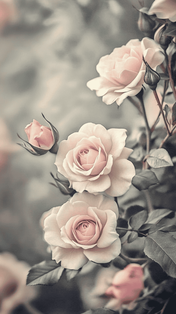 18 Floral Wallpapers to Revamp Your Phone Screen 9 Vintage Rose Elegance 3