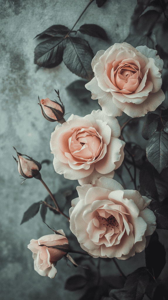 18 Floral Wallpapers to Revamp Your Phone Screen 7 Vintage Rose Elegance