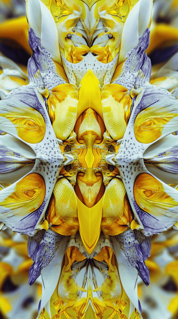 Vivid Yellow Kaleidoscope