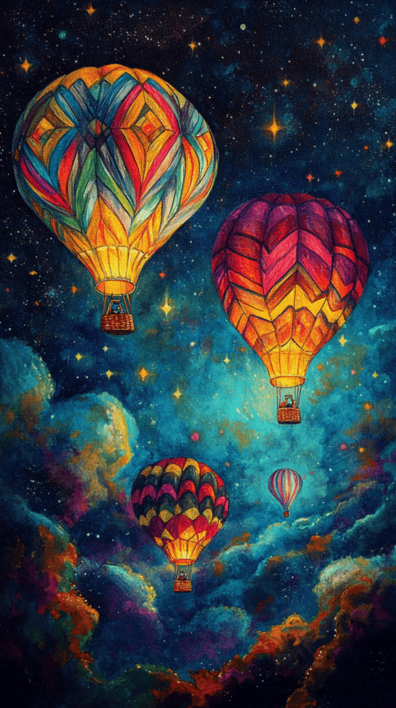 From Dusk Till Dawn: 21 Night-Inspired Wallpapers That Will Illuminate Your Phone 28 Whimsical Night Balloons 2