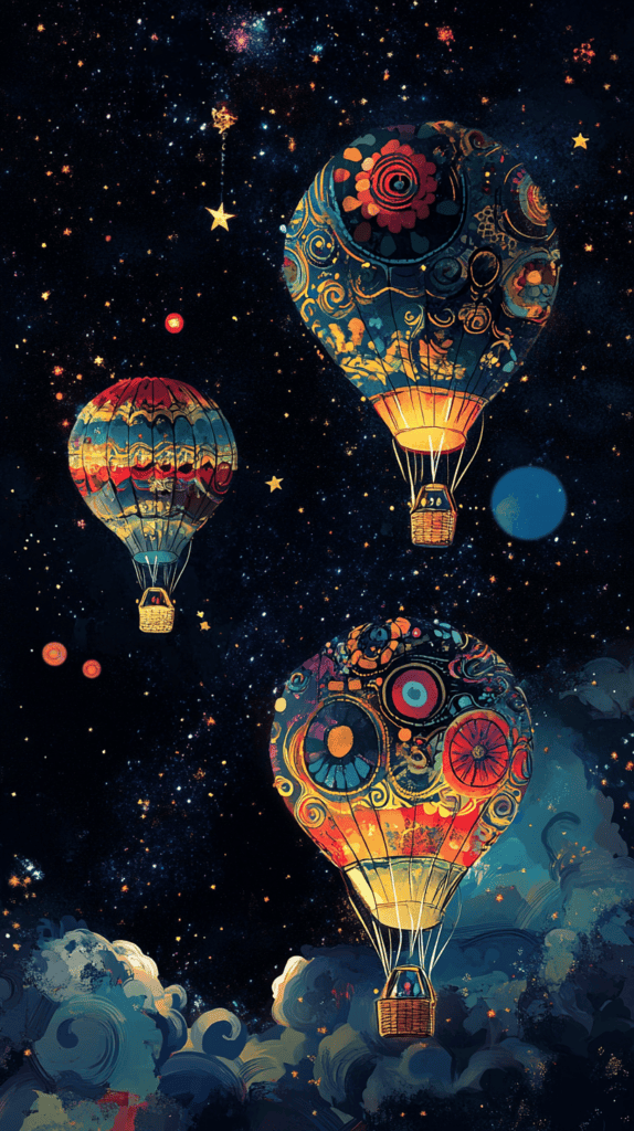 From Dusk Till Dawn: 21 Night-Inspired Wallpapers That Will Illuminate Your Phone 27 Whimsical Night Balloons