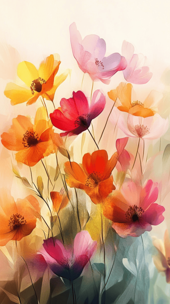 18 Floral Wallpapers to Revamp Your Phone Screen 20 Whimsical Watercolor Florals 2