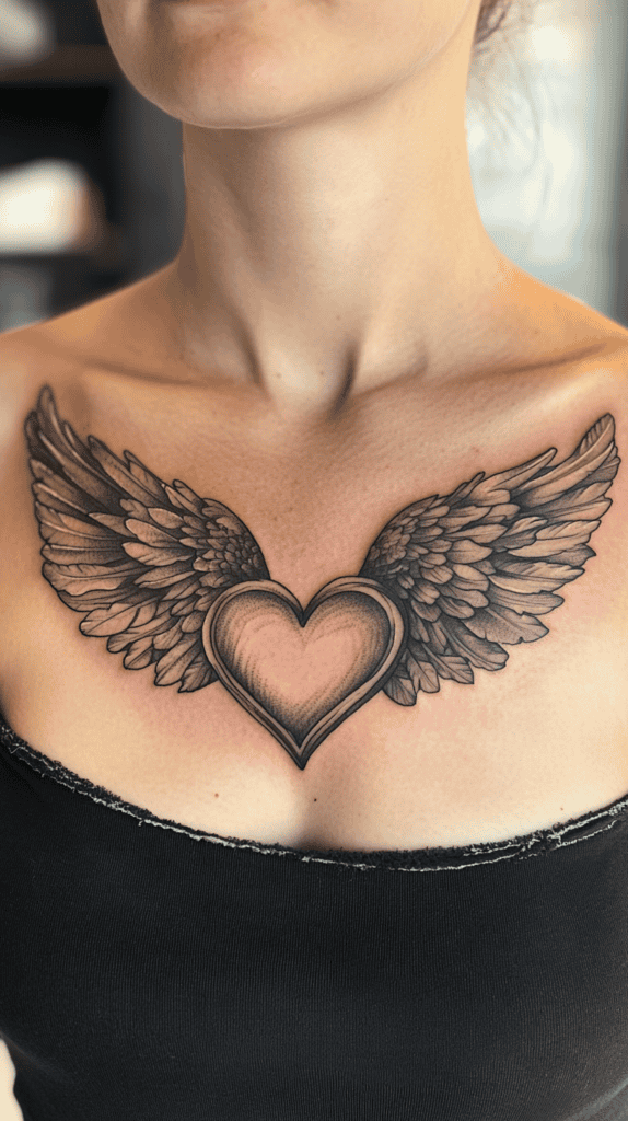 18 Emo Tattoo Ideas Worth Considering for Self-Expression 13 Winged Heart 2