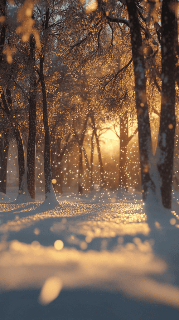 18 Sunset Phone Wallpapers That Elevate Your Screen 19 Winter Wonderland 1