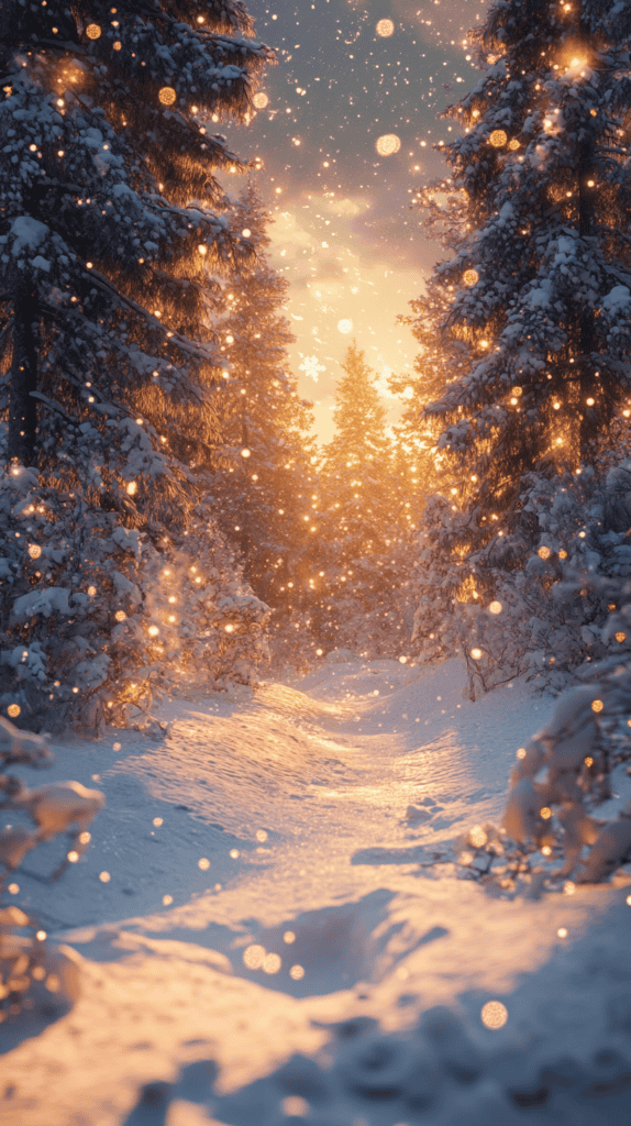 18 Sunset Phone Wallpapers That Elevate Your Screen 20 Winter Wonderland 2 1