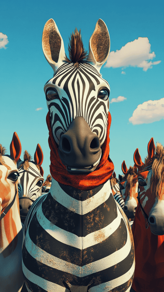 20 Hilarious Phone Wallpapers That Make Every Unlock Better 33 Zebra in Disguise