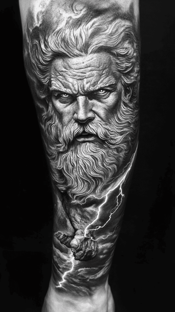 Secrets of the Gods: 23 Divine Tattoo Concepts for the Modern Man 3 Zeuss Thunder Mastery 2