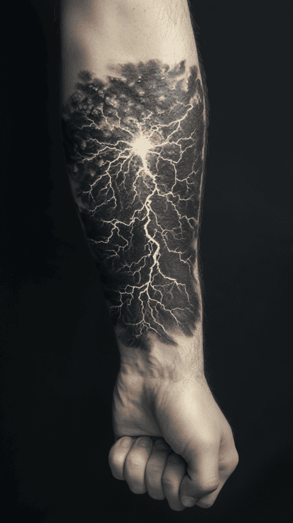 Modern Spartan: 18 Greek Tattoo Ideas Every Man Should Consider 2 Zeuss Thunderbolt