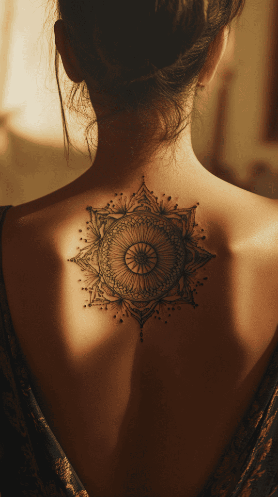 Discover Your Perfect Celestial Ink: Zodiac Tattoo Ideas for Women 38 Zodiac Mandala Fusion