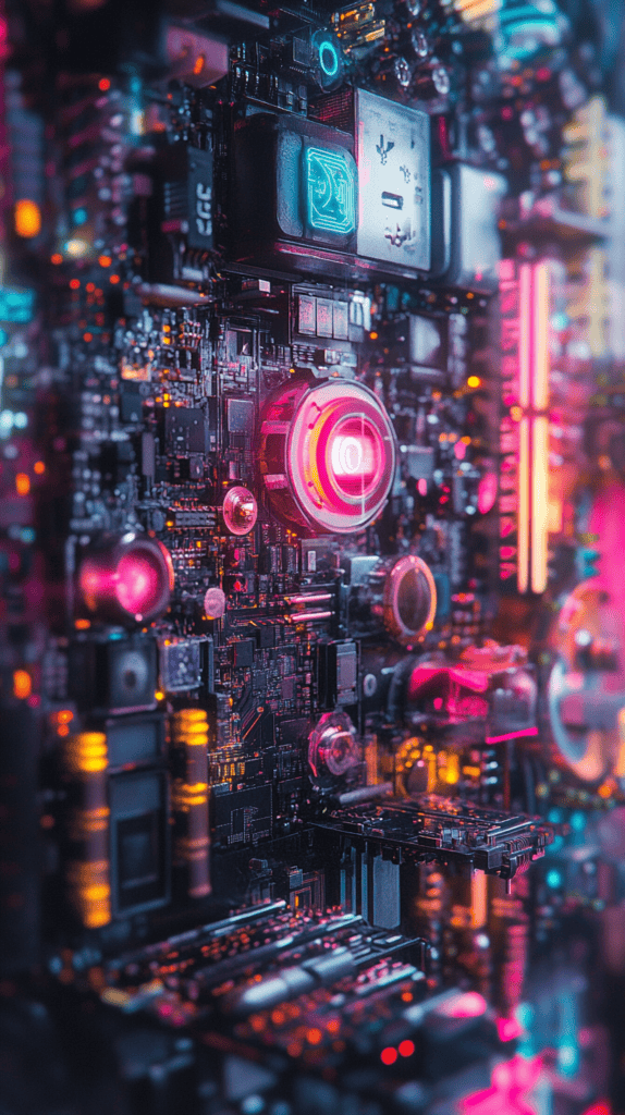 19 Edgy Wallpaper Designs to Transform Your Phone's Aesthetic 46 Cyberpunk Circuitry