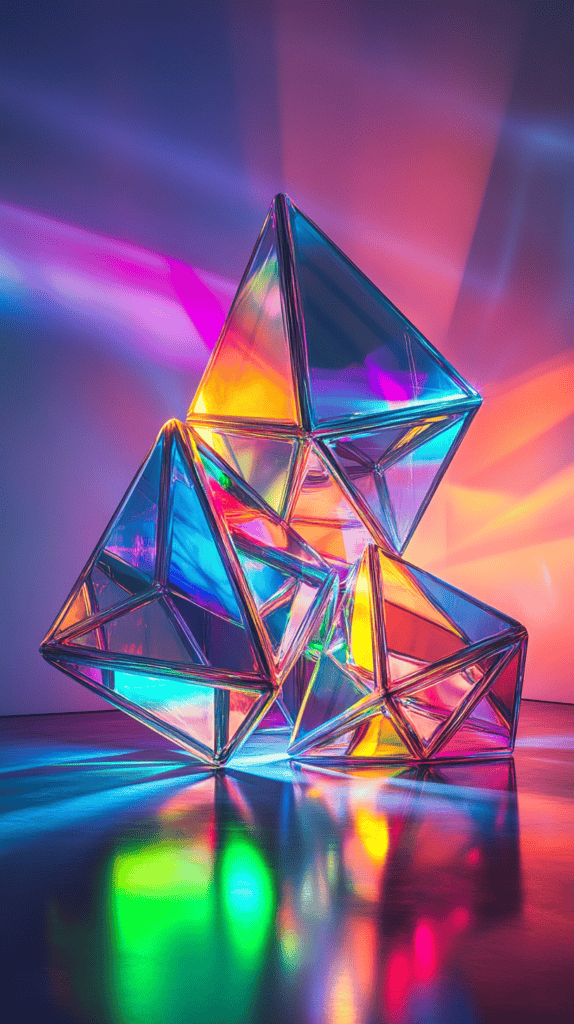 19 Edgy Wallpaper Designs to Transform Your Phone's Aesthetic 4 Futuristic Neon Geometry 3