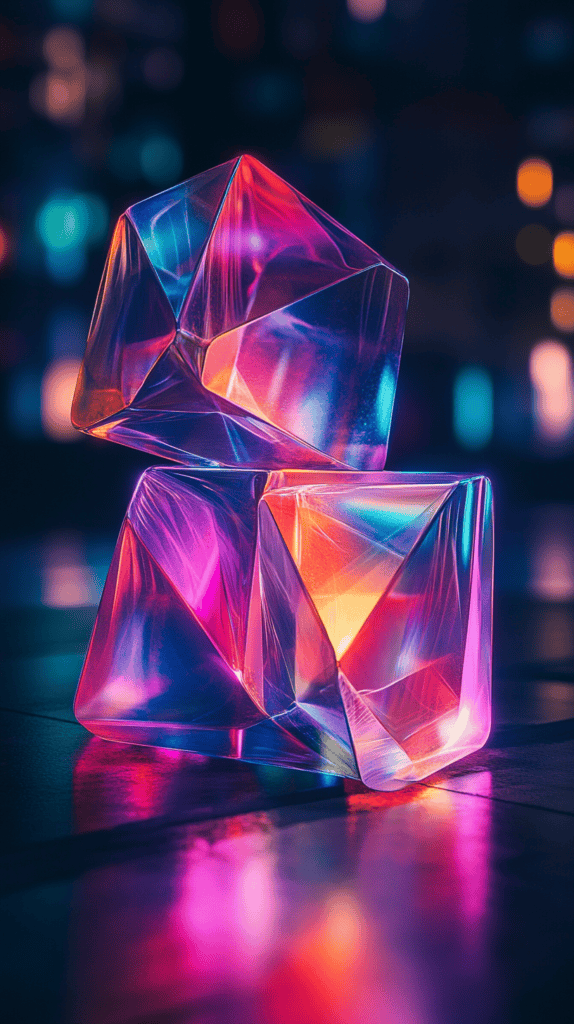 19 Edgy Wallpaper Designs to Transform Your Phone's Aesthetic 2 Futuristic Neon Geometry