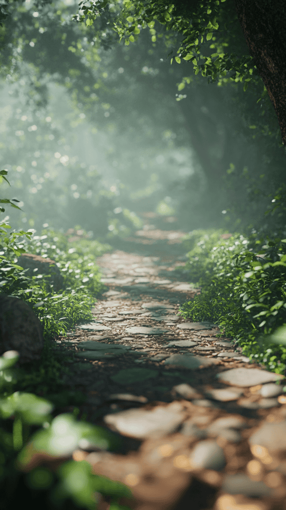 19 Edgy Wallpaper Designs to Transform Your Phone's Aesthetic 31 Mysterious Forest Path