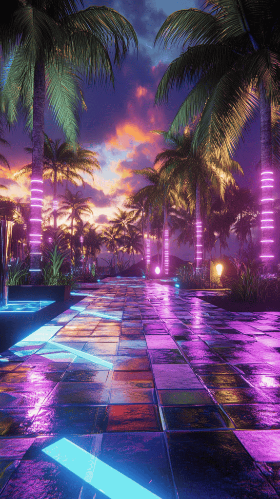 19 Edgy Wallpaper Designs to Transform Your Phone's Aesthetic 30 Retro Synthwave 3