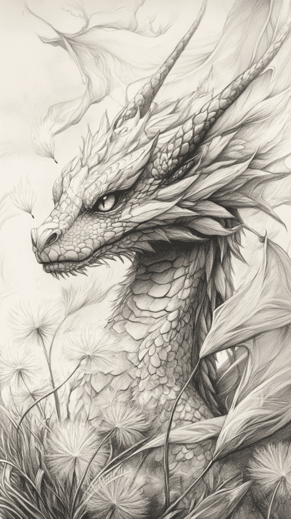 20 Hilarious Drawing Ideas Guaranteed to Make You Laugh 29 The Dandelion Dragon 2