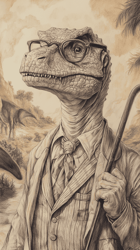 20 Hilarious Drawing Ideas Guaranteed to Make You Laugh 25 The Grandpasaurus Rex 3