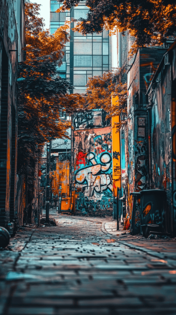19 Edgy Wallpaper Designs to Transform Your Phone's Aesthetic 13 Urban Graffiti Vibes