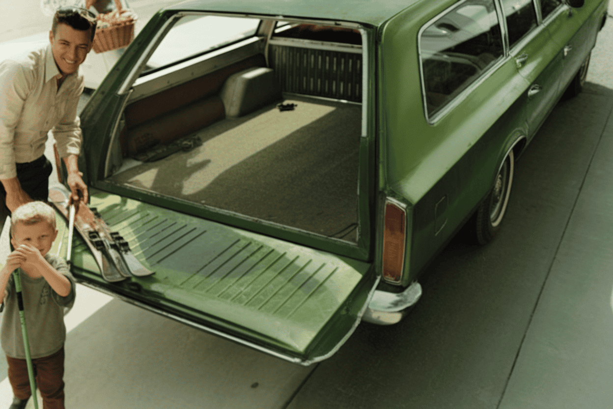 11 Things Every Kid Who Rode in a Station Wagon Remembers 7 a vintage photo of a green station wagon yV798sAmSMqDMJgncLpwHg ESDjKr1RhCGDBJZXGEE1g