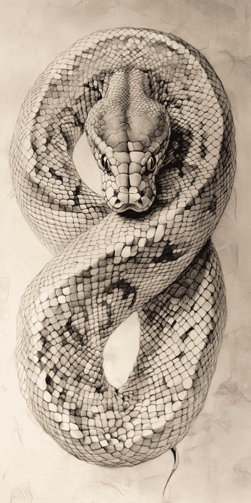 18 Snake Drawing Ideas to Slither Into Your Sketchbook 10 detailed python