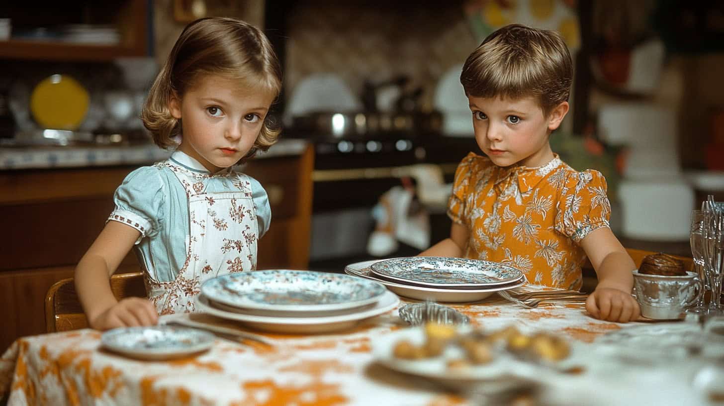 15 Dinner Table Rules from the 1960s That Would Make Today's Kids Lose Their Minds 6 dinner table rules 4
