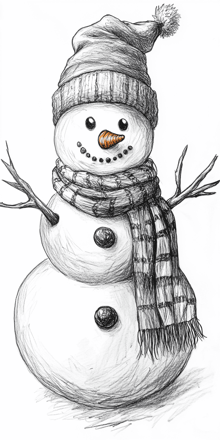 Snowman Sketch