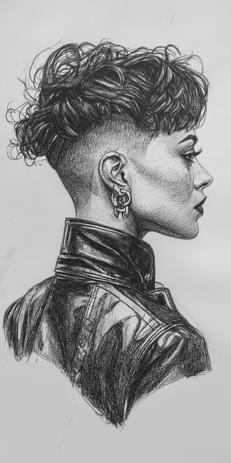 Pixie with undercut
