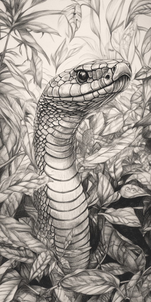 18 Snake Drawing Ideas to Slither Into Your Sketchbook 2 realistic snake