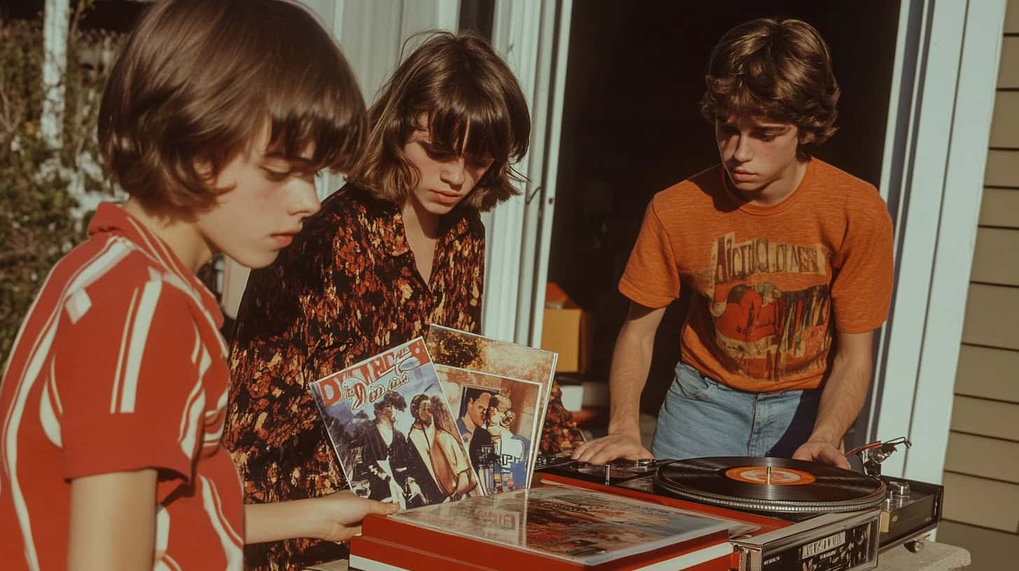 Why '60s House Parties Were the Best Teen Hangout Around 18 A nostalgic scene of friends at a record listening party, celebrating fun before screens.