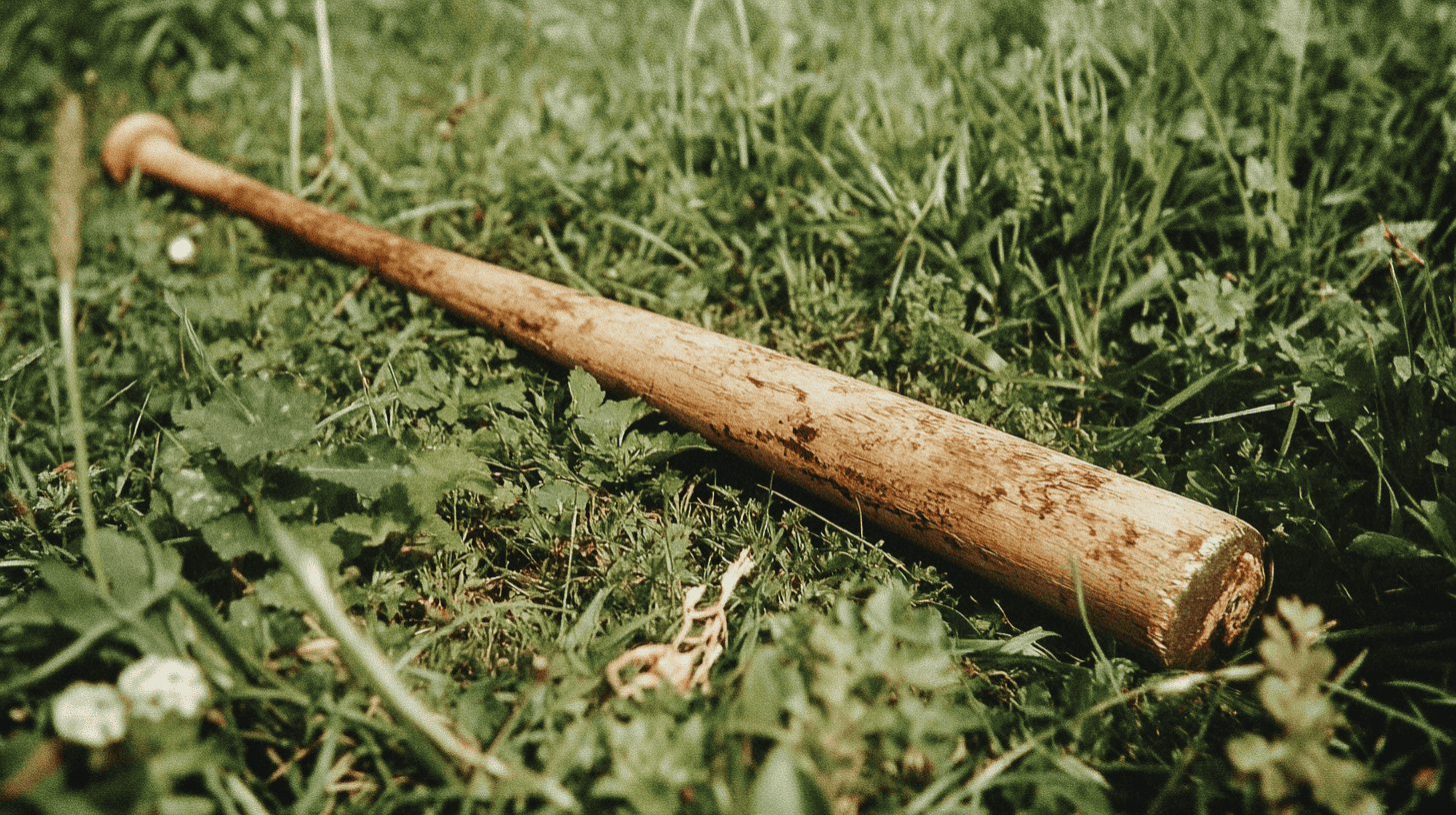 Back When America Didn't Need Locks: 15 Things Our Parents Could Leave Unlocked 16 jakecain7 vintage photograph from 1965 of a baseball bat layi f93f3d79 22ed 43c5 b577 519767fb0959 0