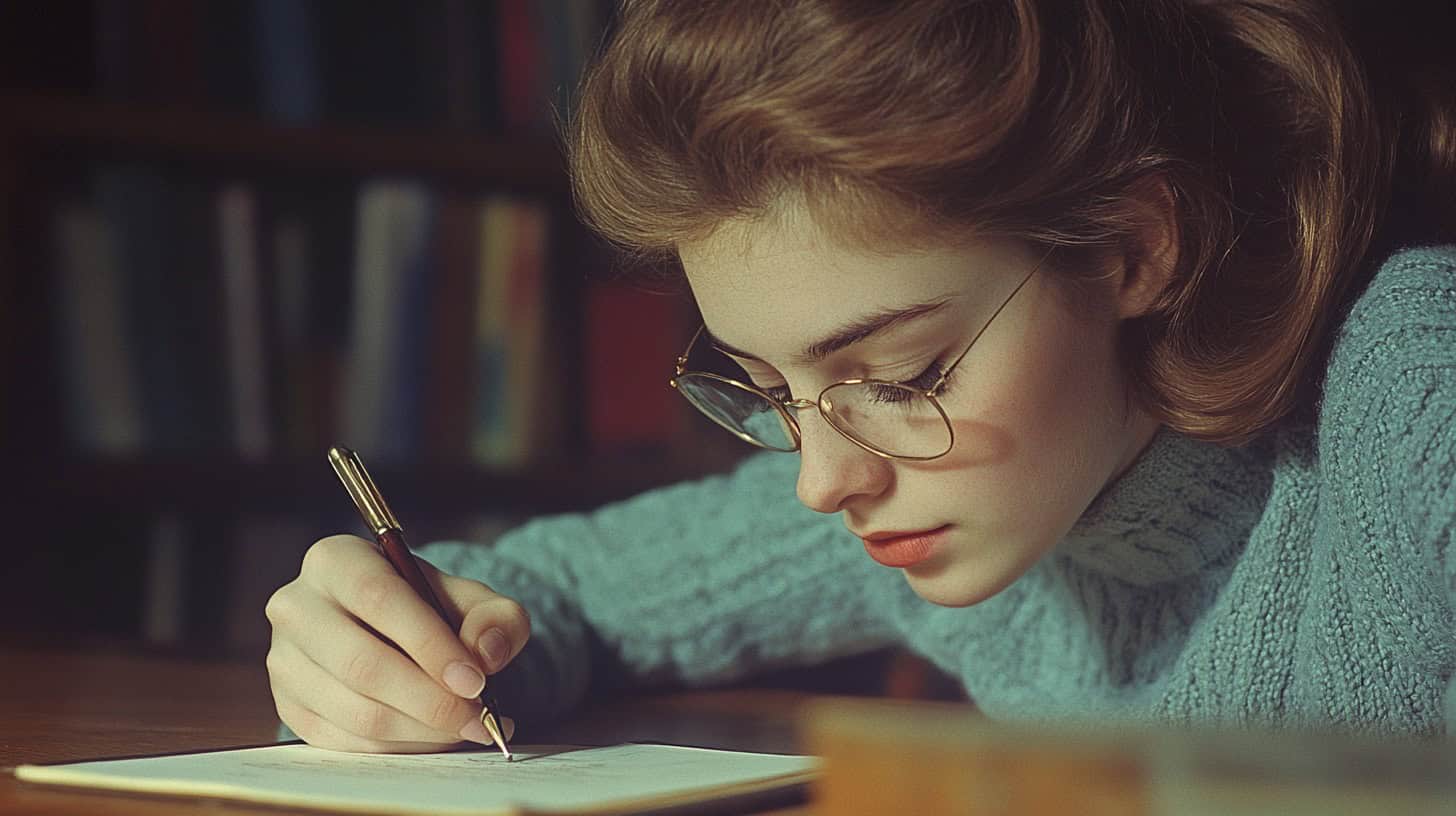 Life Skills Our Generation Mastered That Barely Exist Anymore 3 An illustration of vintage letters, highlighting the art of writing from the 60s.