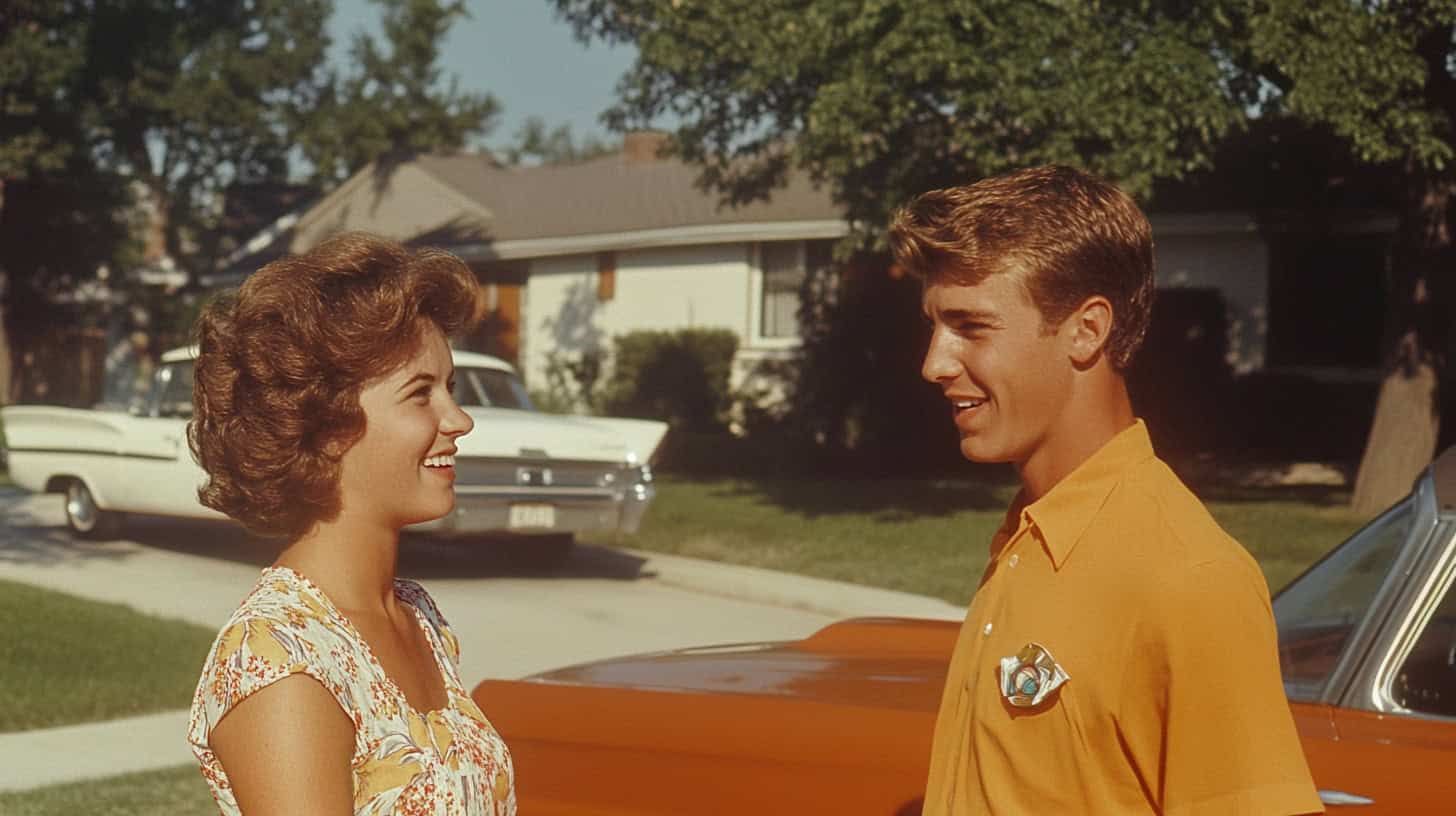 Essential 1970s Skills That Could Still Save You Today 17 A vintage image showcasing 60s social interactions, highlighting small talk's decline.