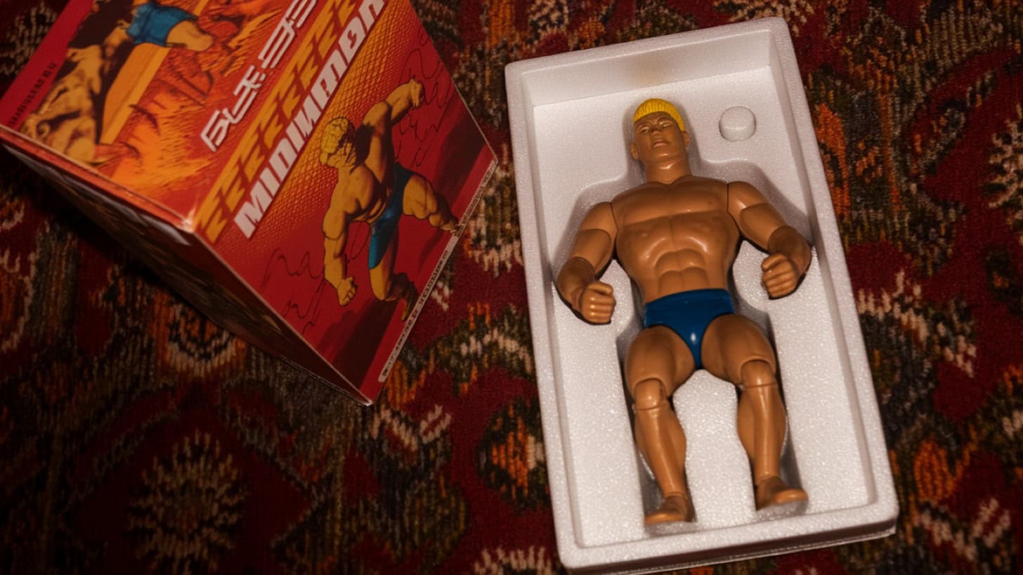 Image of Stretch Armstrong, a classic 70s toy, highlighting safety concerns.