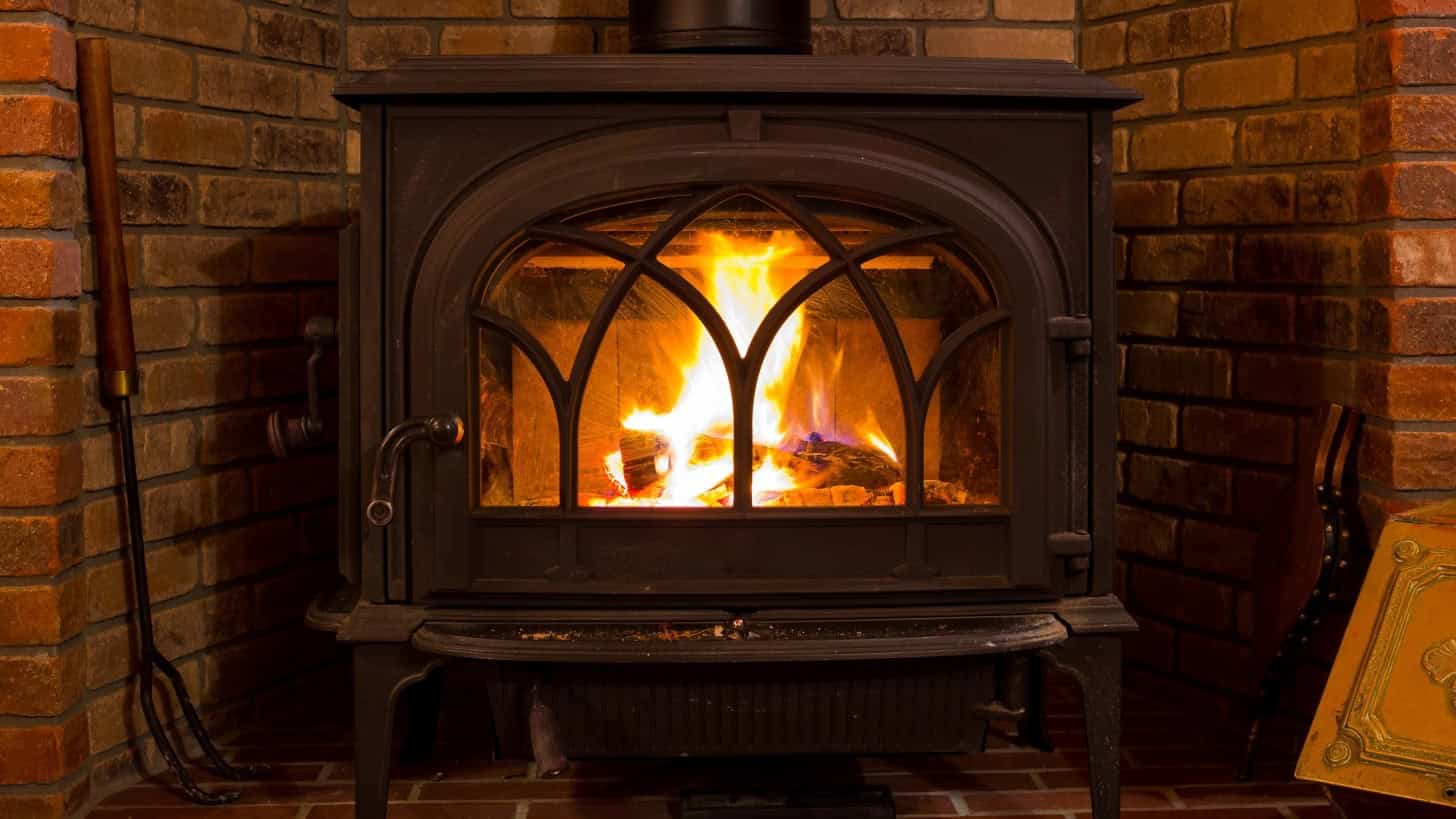 Image of a vintage coal furnace, illustrating chores that have vanished over time.
