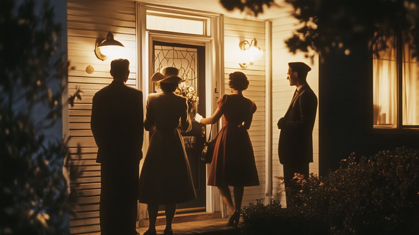 15 Forgotten Manners That Made People Actually Like Each Other 9 Image depicting '60s dinner party etiquette related to arrival times.
