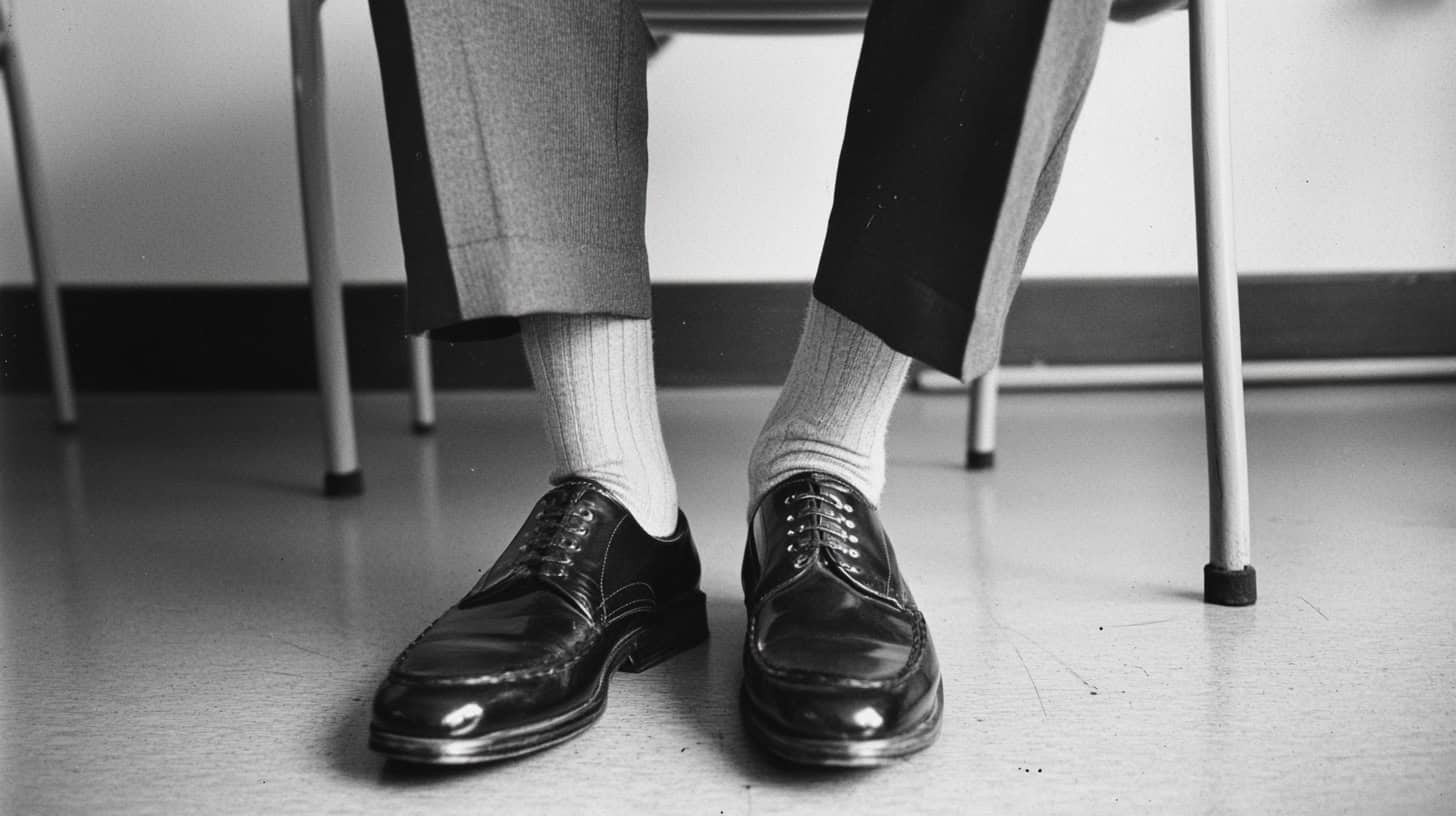 Chores Every '60s Teen Had That Kids Today Can't Imagine 13 Image of patent leather shoes showcasing a classic 60s dress code violation.