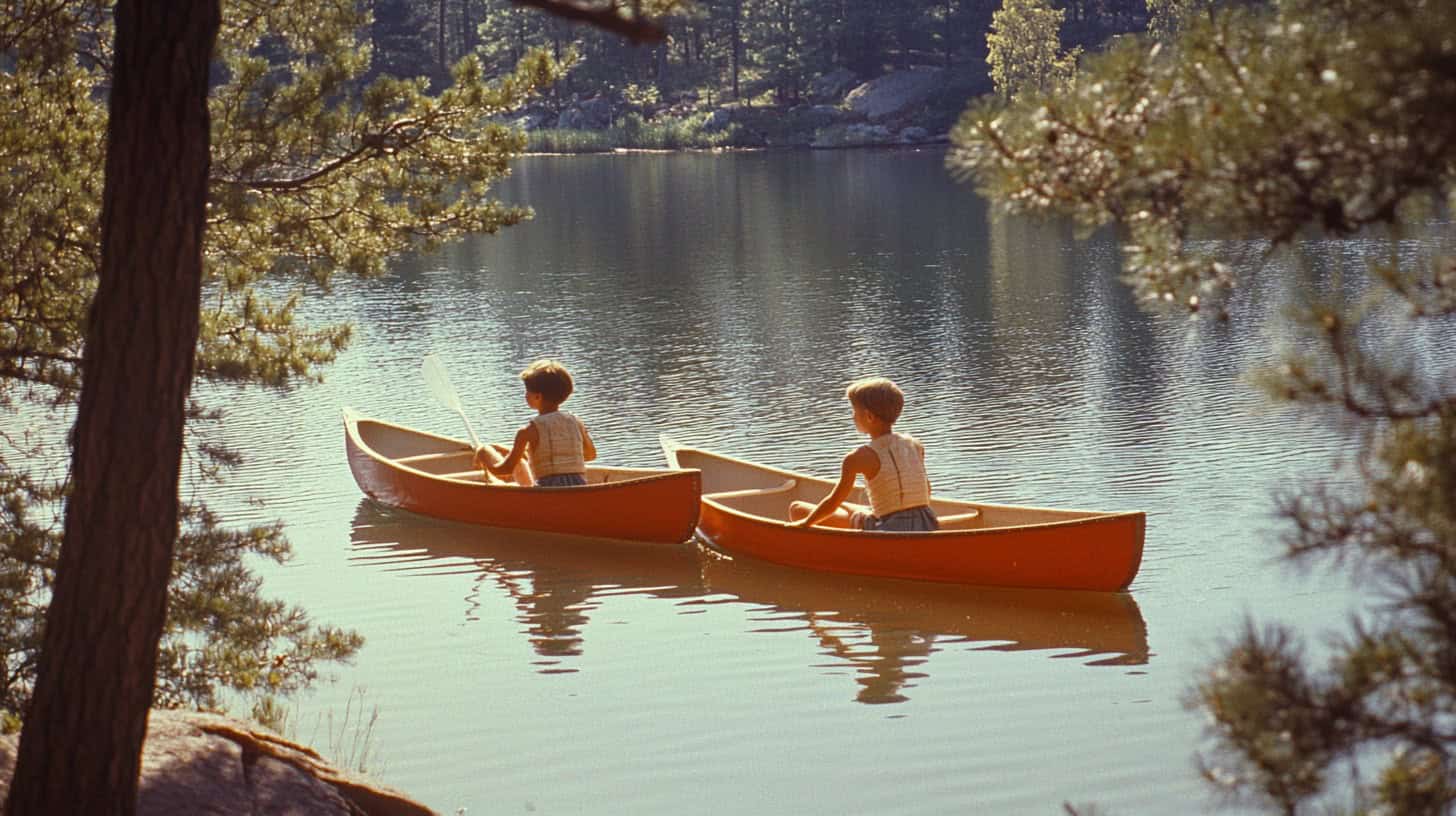 Summer Vacation Staples Boomer Kids Grew Up With 9 Image of kids enjoying summer camp activities, reflecting nostalgic vacations.