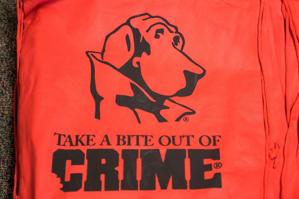 Public Service Announcements from the '80s That Scarred Us for Life 3 a bag with the mcgruff the crime dog logo rests in a97f2f