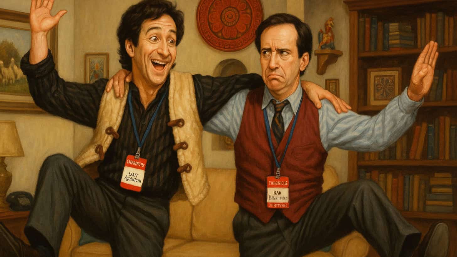 Image of "Perfect Strangers" showcasing its cultural themes and humor.