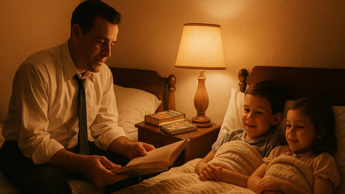 Bedtime Rituals from the '50s That Made Kids Feel Safe and Settled 5 50s safe kids bedtime rituals